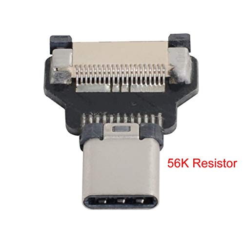 CY CYFPV USB-C Type-C Male Female Connector for FPV HDTV Multicopter Aerial Photography, Black Type-C Male - Image 2