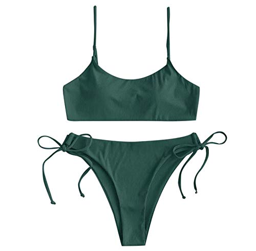 Maillot de bain deux pièces grande taille sculptant anti-complexes chic