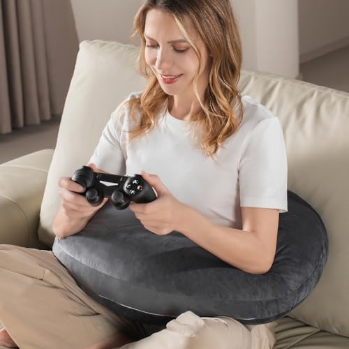 Almofada de leitura para jogos, almofada de mesa de colo para sen...