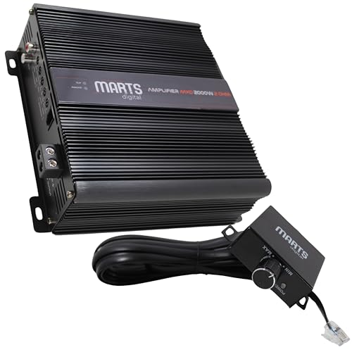 Marts Digital MXD Series Monoblock 2K 2 Ohm Full Range Amplifier MXD-2000-2-V2