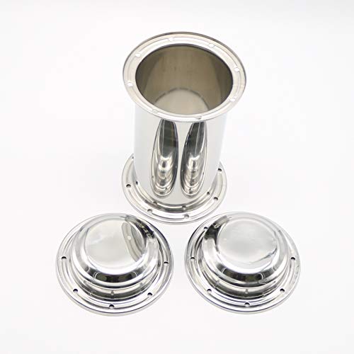 19.6 Inch Waterproof Stainless Steel Time Capsule Storage Box Lock Container For Future Gift #TOP2