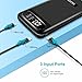 Portable Charger Power Bank 24000mAh Huge Capacity Battery Pack with LCD Screen, 3 Inputs 2 Outputs Backup Battery Phone Charger Compatible Smart Devices Tablet Android Phone and Other Cellphones