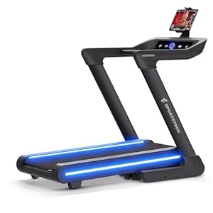 Sportstech Profi Laufband klappbar für Zuhause | Deutsche Qualitätsmarke | sTread Lite bis 20 km/h mit APP | große Lauffläche mit 17% Incline bis 150 kg | LED & Tabletholder | Fitness Treadmill