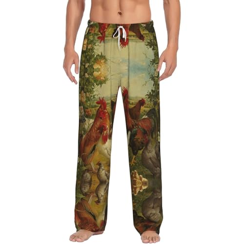 Pantalon de détente poulets pour des week-ends relaxants en famille à la maison