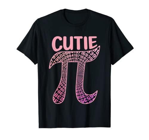 Cutie Pi QT Pi Day Maestros Amantes de Matemáticas Club Camiseta