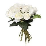 🌹【Weit Verbreitet】--Künstliche Blumen Rosen perfekt für Hochzeit, Party，Garten, Café，Heimwerker oder in einer Vase, um Ihr Zuhause zu bereichern, bringt es die Eleganz und Delikatesse für Ihr Leben.