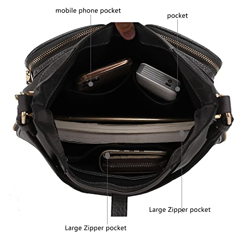 Image of MKF Collection Shoulder Bag for Women, Handbag Purse Top-Handle Hobo Bag Crocodile-embossed Vegan Leather Purse