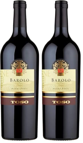 Toso S.p.a Toso Barolo DOCG, Vino Rosso prestigioso, Piemonte, 750ml (Confezione da 2)
