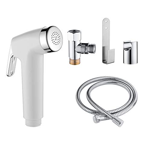 REWEE Handheld Bidet Sprayer for Toilet, Cloth Diaper Sprayer for Toilet, Diaper Toilet Sprayer, Shattaf with Bidet Hose