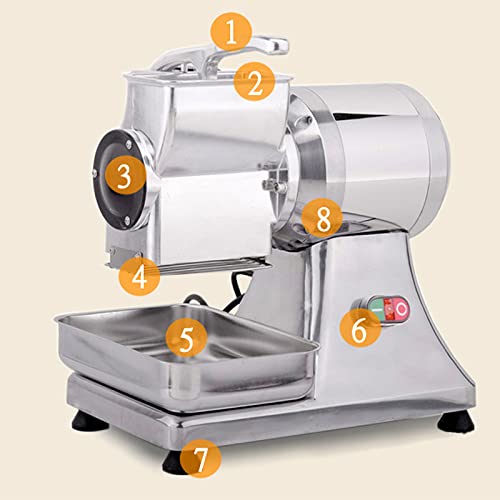 Rallador eléctrico comercial para queso 0.75HP 550W miniatura 5