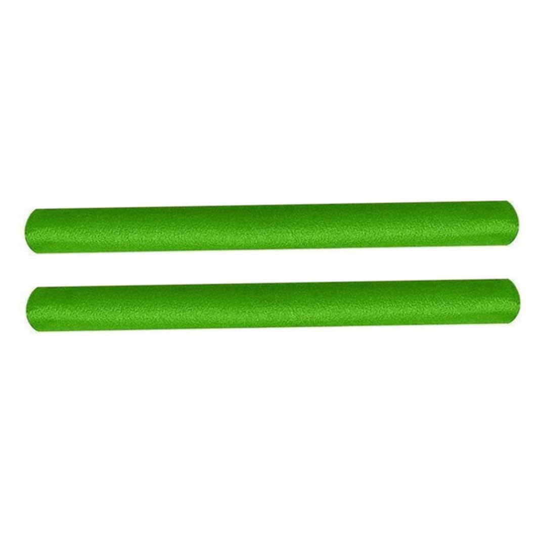 Poolnudeln, Schwimmbadnudeln, Jumbo-Nudeln, Schwimmer, Schaumstoffröhren, Wassersport-Lernhilfe, 2 Stück, Grün.