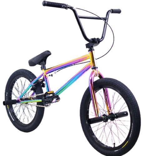 BMX���]�� 20�C���` Biketrial�AStreet BMX�o�C�N�A-360°��]�ȃn���h ���Y�f�|�̃{�f�B�A��l�q�����S�҃��x�����獂�x�ȃ��C�_�[BMX�o�C�N�A�v���̃O���[�h�X�^���g�A�N�V����BMX���]��,Colorful plating blac