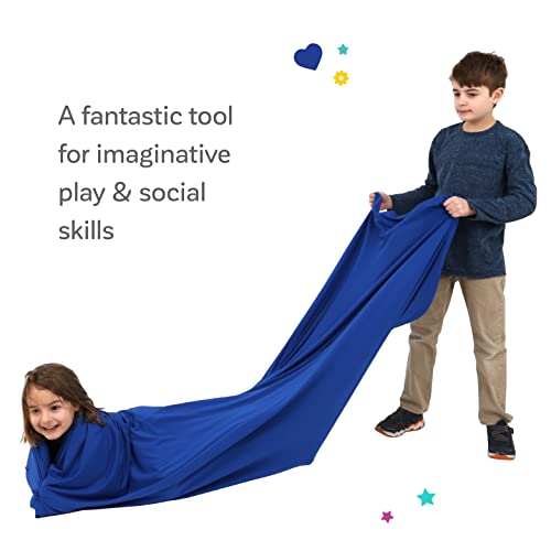 Fun And Function - Crawl & Calm Resistance Tunnel - Sensory Sock For Kids - Sensory Body Sock For Kids With Special Needs - Sensory Sack/Sensory Pod For Coordination & Stress Relief - Small #TOP2