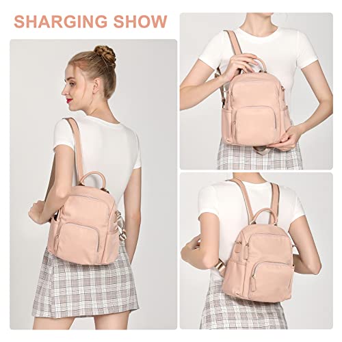 Fashion Mini Backpack Purse For Women, Lightweight Cute Small Backpack For Girls, Anti Theft Backpack Daypacks Lady Handbags, Pink #TOP6