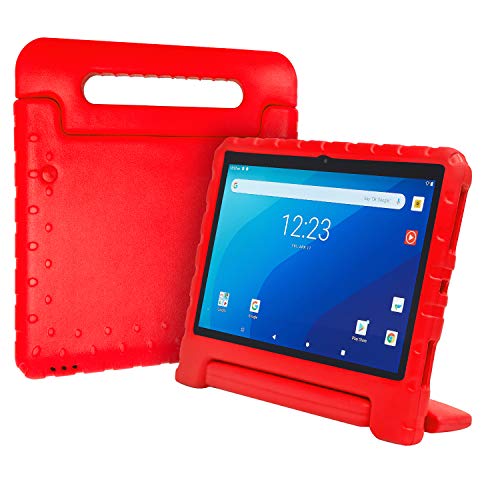 Bolete Case for Walmart Onn 10.1 Inch Tablet Pro Model 100003562 - Kids Tablets Cases with Handle Stand EVA Foam Cover Shock Proof Light Weight Washable Protector - Red