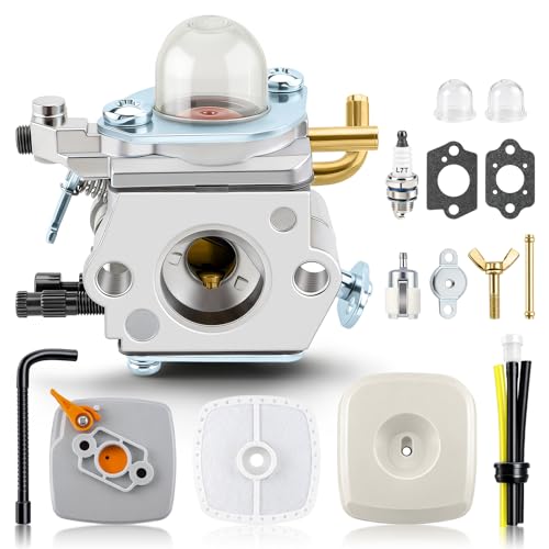 C1U-K78 Carburetor for ECHO Shindaiwa PB200 PB201 EB212 Blower, SV212 ES210 ES211 Shredder, Replace Part# A021000943, A021000942, A021000941, A021000940 with Air Filter Fuel Line Assembly Turn Up Kits
