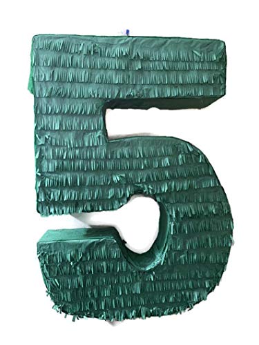IPINATA Green Number Five PinataA