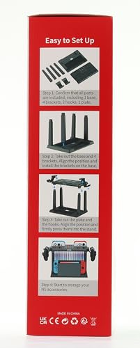 Kytok KT-K502-JP Switch Games Organizer Station With Controller Charger, Charging Dock For Nintendo Switch & Oled Joycons thumb #7