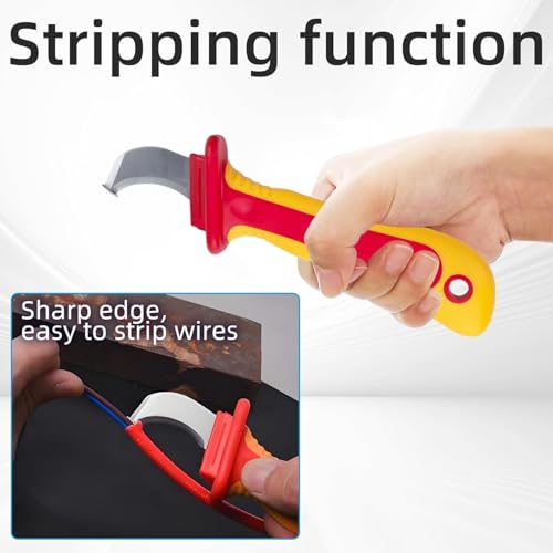 Cuchillo de desmontaje y corte de cables con aislamiento de 1000V 8