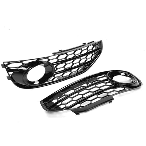 Rejillas de panal 8K0807681J01C para Audi A4 B8.5 Allroad 2009-2015 en negro brillo