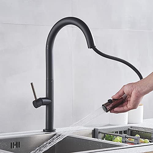 Robinet d'évier de cuisine pour bar et ferme moderne en laiton - 5