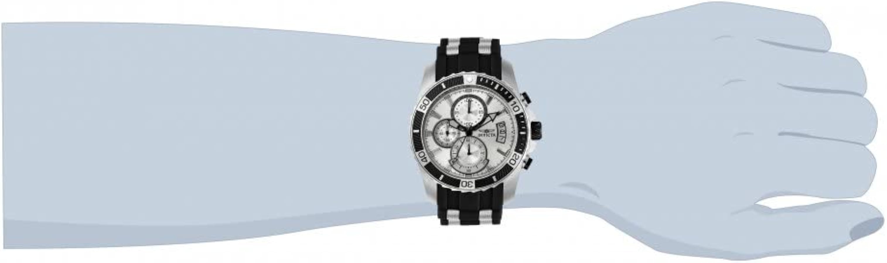 Invicta Pro Diver 45728 Orologio Uomo – 48 Mm, Quarzo, Quadrante Blu, Acciaio Inox, Impermeabile 10 Bar