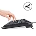 Eagletec KM120 Wired Keyboard and Mouse Combo Slim, Flat & Quiet, Ergonomic Full Size 104 Keys Keyboard & Small Portable Mouse for Windows PC (Black Wired Keyboard & Mouse Set)