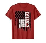 On Friday We Wear Red Friday Military Support Troops US Flag T-Shirt