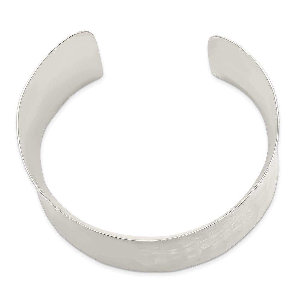 RRL Hammered Sterling Silver Cuff バングル L RRL - Hammered Sterling Silver Cuff - Men - Silver RRL