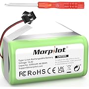 14.4V 3200mAh Li-Ion батерия за смяна за eufy...