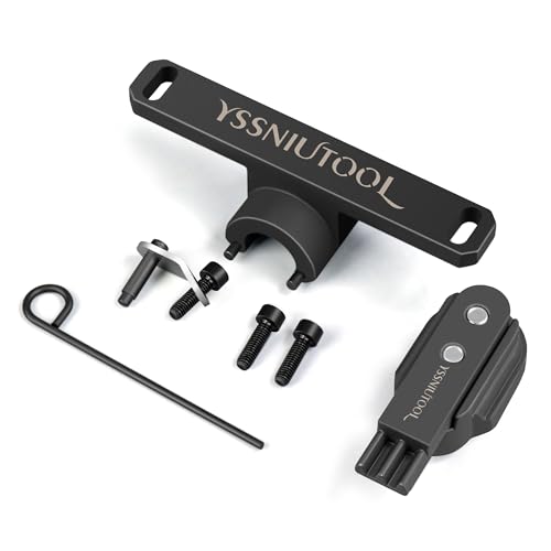 2801 Flywheel Holder Flex Plate Lock Tool & 7676 Oil Seal Repair Kit with Balance Shaft & Oil Pump Alignment Tool Set, Compatible with BMW N20 N26 Engines， 83302222742, 83302318117, 83302212825