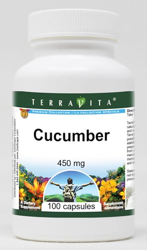Cucumber - 450 mg (100 Capsules, ZIN: 519912)