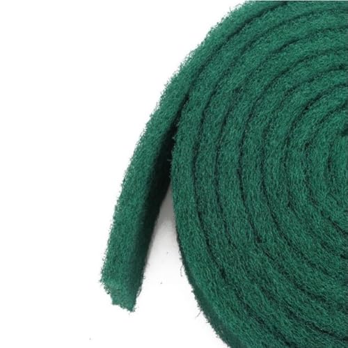 10 cm x 5,8 metros, estropajo de 5,8 metros de largo, almohadilla de limpieza de esmeril para fregadero de cocina, estufa, ollas y platos, rollo de estropajo resistente con nailon resistente al calor
