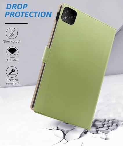 Image of TGK Flip Cover for Infinix XPAD LTE 11 inch Tablet Case with Stylus Holder (Mint Green)