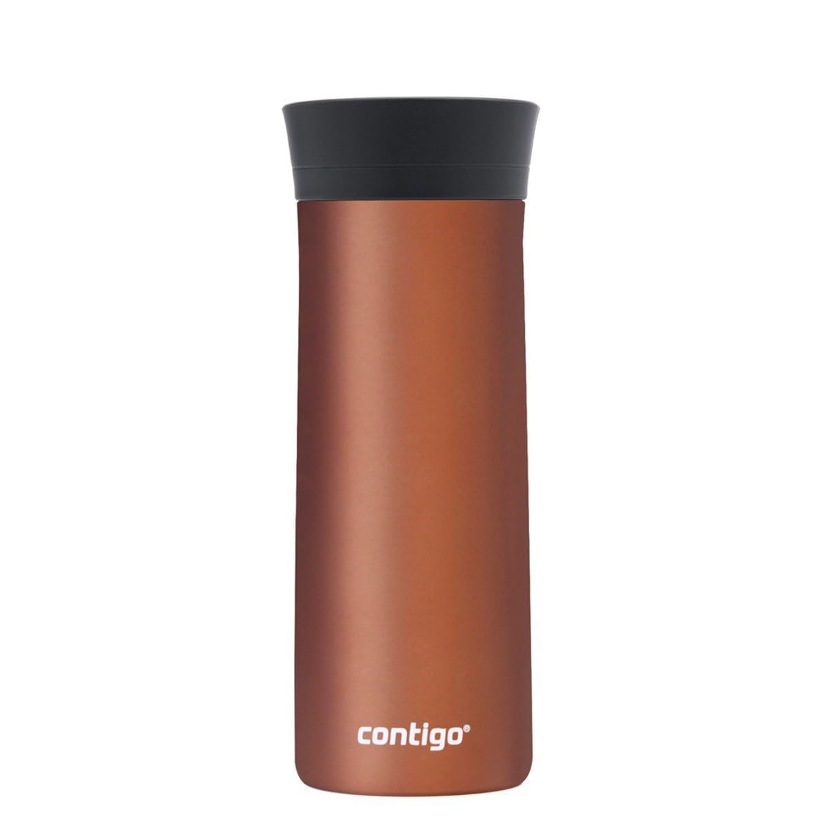 Contigo Üniseks Pinnacle Snapseal Termo Paslanmaz çelik yalıtımlı kupa,Kahverengi,420 ml