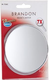 Brandon M-736C 7X Magnetic Travel Mirror