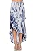 Frumos Womens Fold Over Long Maxi Hem Wrap Style Skirt