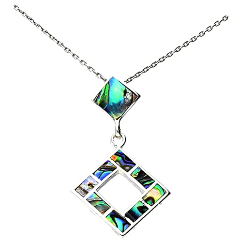 Pendentif nacre abalone en argent à offrir pour un anniversaire ou une occasion spéciale