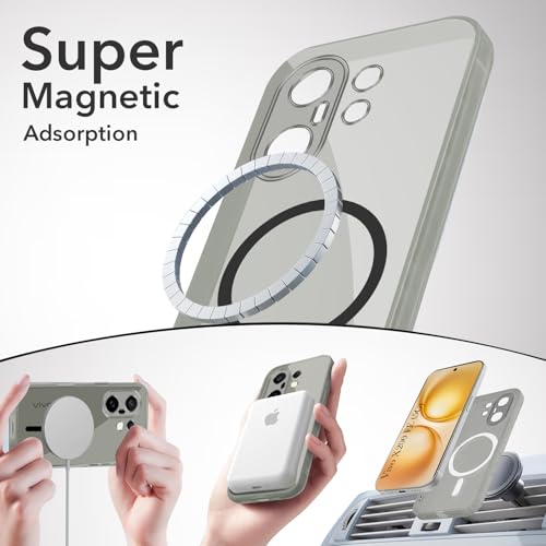 Image of Jkobi Lifetime Anti-Yellow MagSafe Compatible Clear Back Cover Case for Vivo X200 FE (Sleek Hard Crystal | Shockproof and Camera Protection)