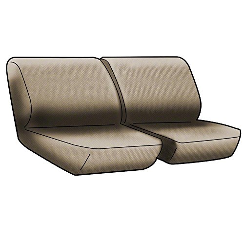 Coverking Custom Fit Rear 50/50 Split Seat Cover For Select Acura Integra Models - Suede (Charcoal) #TOP1