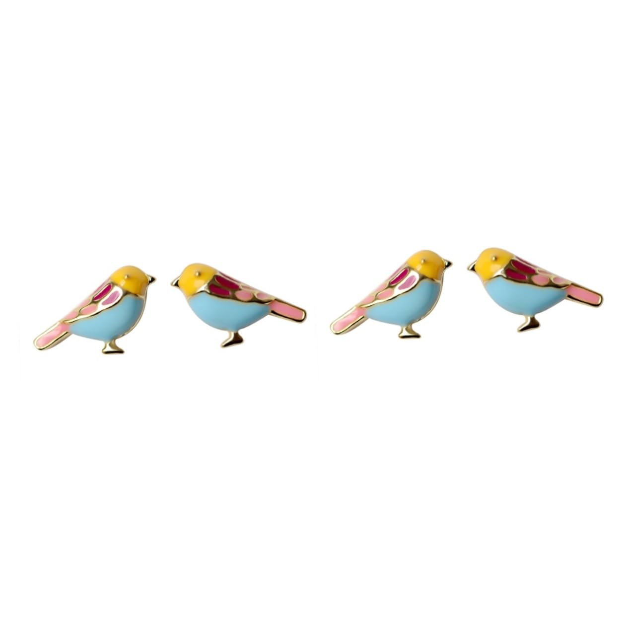 Boucles d'oreilles oiseaux femmes argent : Lot de 2 paires de bijoux
