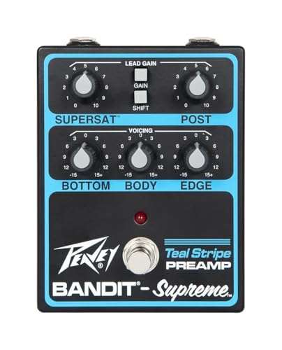 Peavey/Bandit Supreme Teal Stripe Preamp Pedal プリアンプ ピーヴィー Peavey/Bandit Supreme Teal Stripe Preamp Pedal プリアンプ ピーヴィー