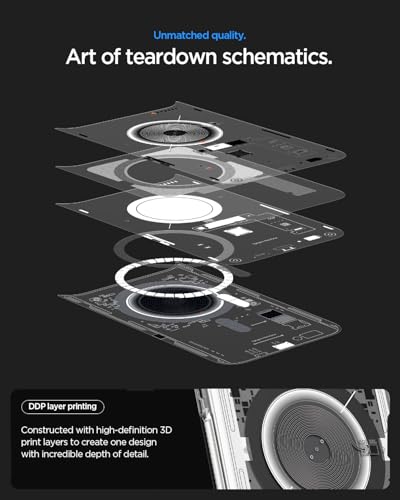 Image of Spigen Ultra Hybrid MagFit Back Cover Case Compatible with iPhone Air (2025), iPhone 17 Air Cover case (TPU + Poly Carbonate | Neo One)