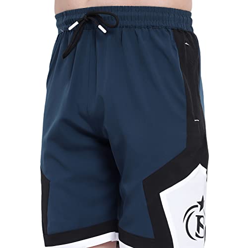 Image of BLUE STAR SHARK NS Lycra Sport Shorts for Men |Goa Shorts for Men | Running Shorts for Men | Regular Shorts for Men