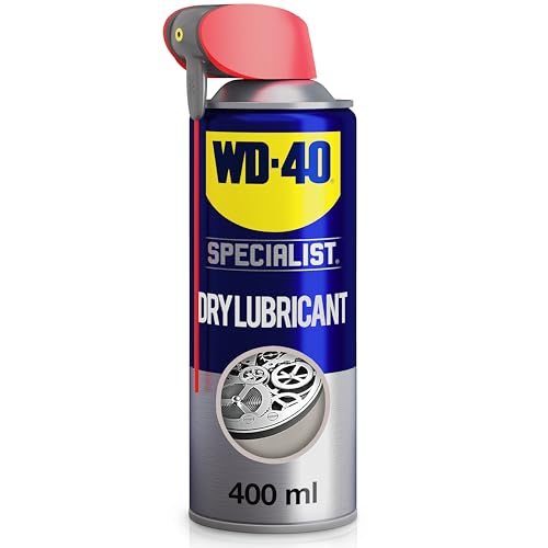 WD-40 Specialist Dry Lubricant 400ml Enhanced Lubricant Spray for Locks Latches and Pliers Water Resistant & Weather Protection for Doors and Windows Dust Resistant Dry Lube