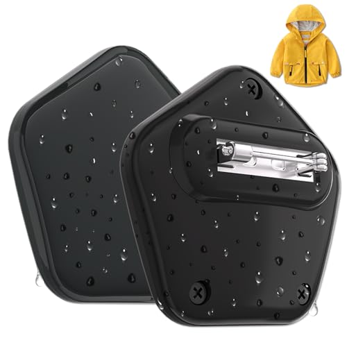 Image of SCALLOP for Airtag (1st & 2nd Gen) Holder for Kids 1 Pack, IPX8 Waterproof,Durable PC Pentagram with Pin Clip,Air Tag Kids Holder Hidden,SuitableClothes, Shoe,Schoolbag,Luggage