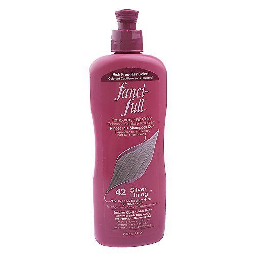 Fanci-Full Temporary Rinse-In Shampoo Out Hair Color ~ 42 Silver Lining 9oz (Quantity 1)