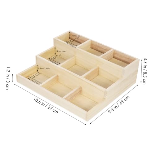 Étui à bijoux compact en bois pour éviter les nœuds de colliers - 3