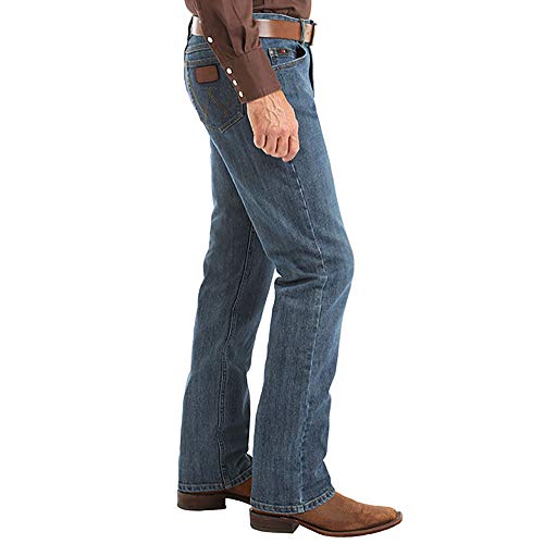 Wrangler Herren 20x Competition Active Flex Slim Fit Jeans, Steinblau, 32W / 32L – Ansicht 3