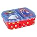 Super Mario | Sandwichera Con 3 Compartimentos Para Niños - Lonchera Infantil - Porta Merienda - Fiambrera Decorada